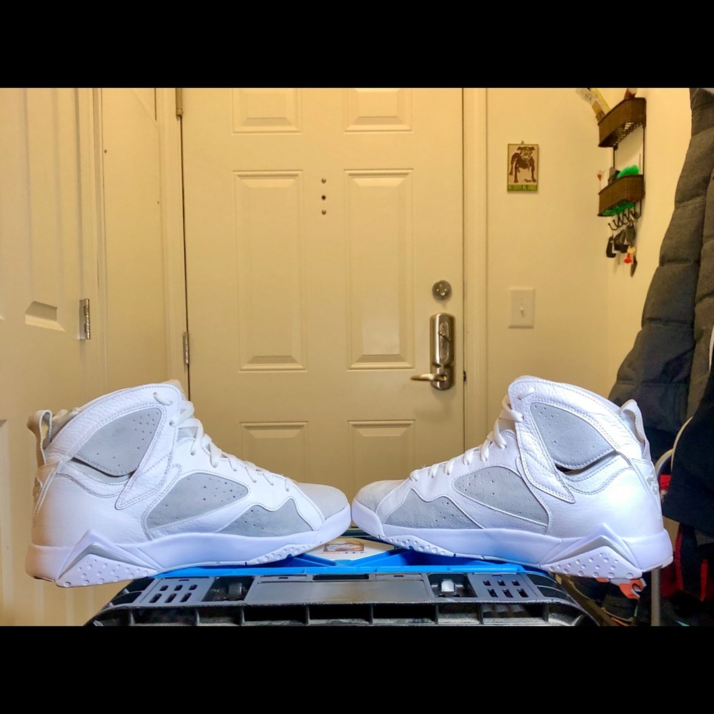 Nike Jordan VII 7 Retro Pure Platinum Mens Sz 11.5